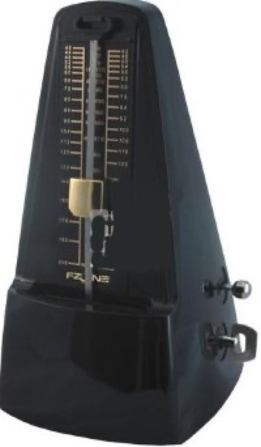 iTone MK-220BK метроном механический, выделение сильной доли, пластик, черный цвет