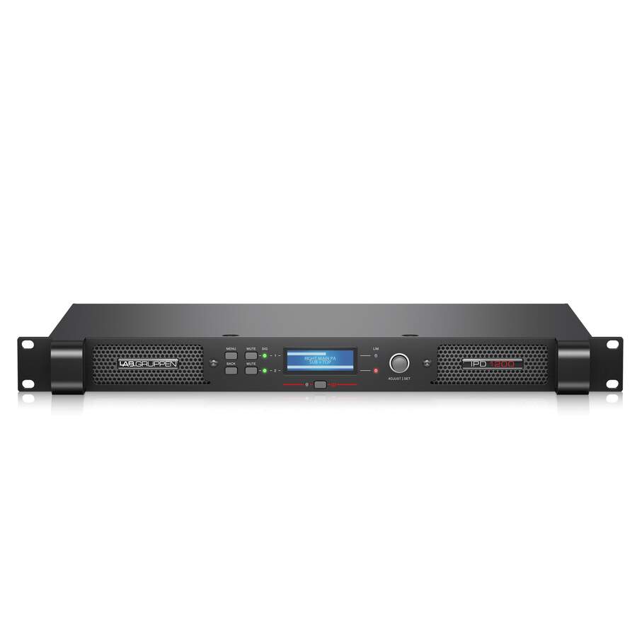 LAB.GRUPPEN IPD 1200 - двухканальный, компактный усилитель мощности с DSP, 1200 Вт