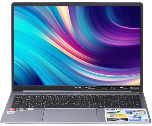 16" Ноутбук Tecno Megabook K16S серый