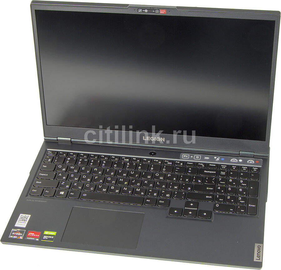 Ноутбук LENOVO Legion 5 15ARH05, 15.6", IPS, AMD Ryzen 5 4600H 3.0ГГц, 8ГБ, 256ГБ SSD, NVIDIA GeForc
