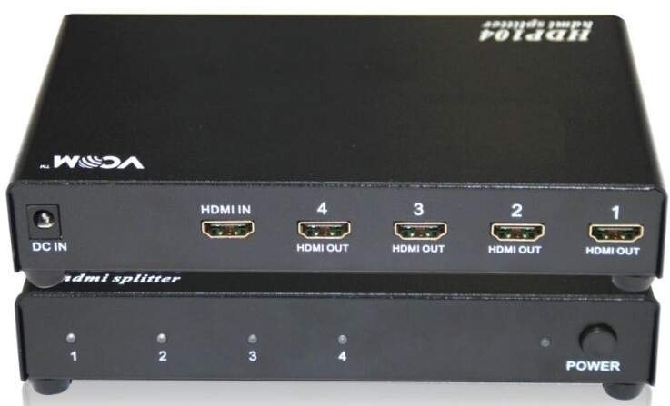 Разветвитель видеосигнала VCOM DD414A