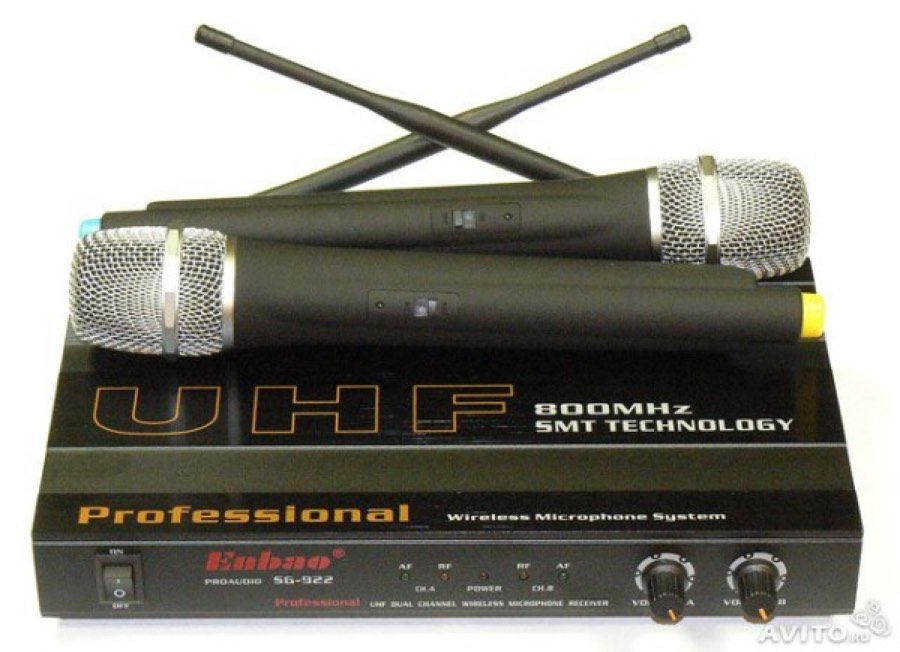 Enbao SG-922 HH (910/907Mhz) - Комплект из 2-х беспроводных микрофонов (радиомикрофонов)
