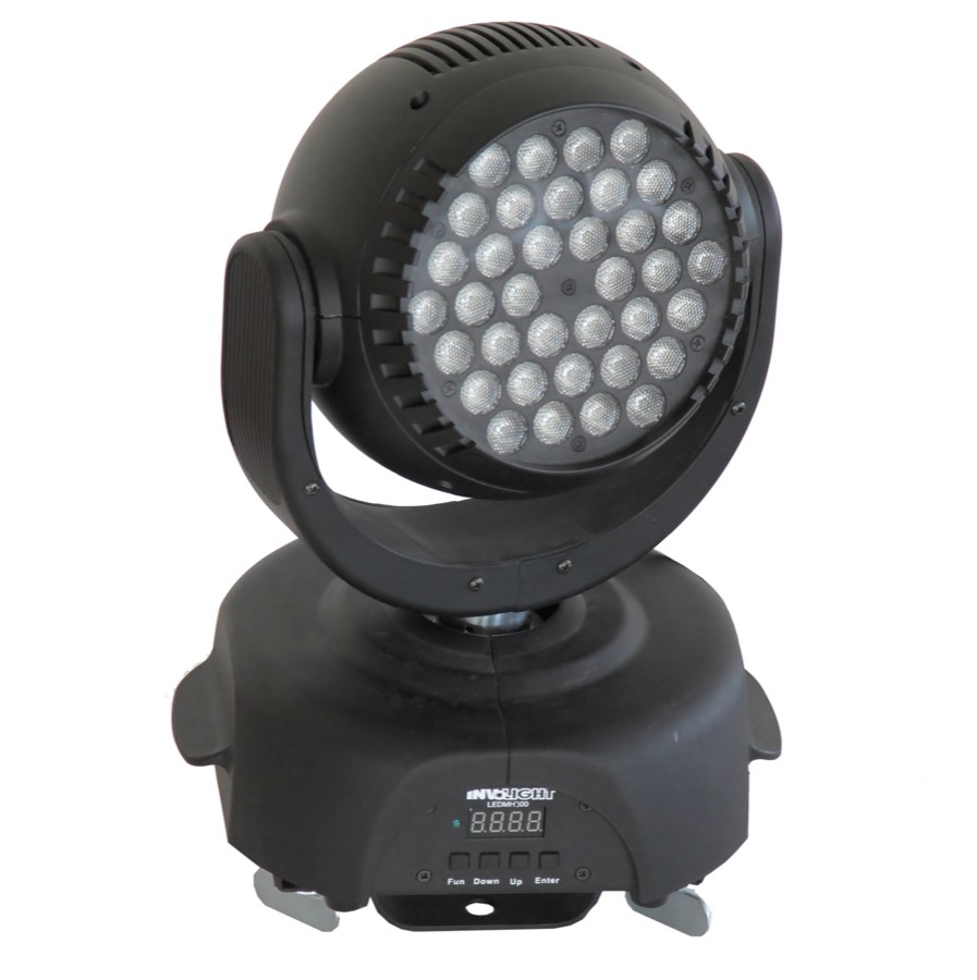 Involight LED MH300 - LED вращающаяся голова заливного света, 36 шт. х 3 Вт мультичип RGB, DMX-512