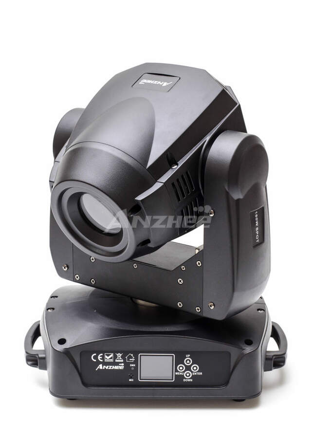 Anzhee H180-SPOT / LED 180 Вт. / 15° / 9 цветов / 14 гобо-рисунков / 2 призмы / компактный корп