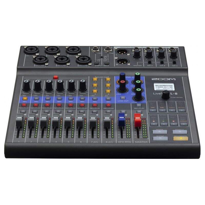 Цифровая микшерская консоль Zoom Livetrak L-8