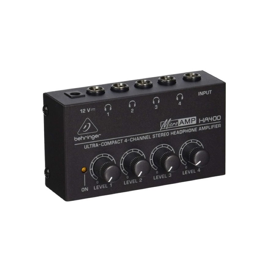 Behringer HA400- 4-канальный стереофон. усилитель-распределит. для работы со всеми типами наушников