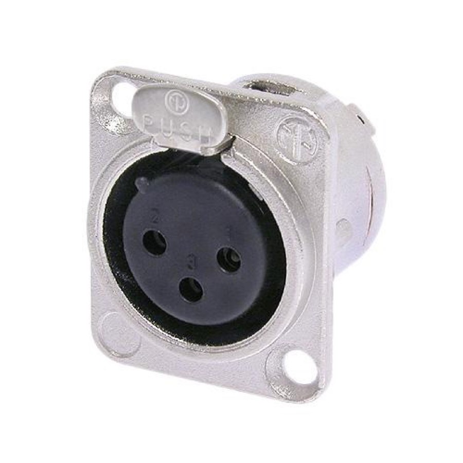 Neutrik NC3FD-L-1 панельный разъем XLR female