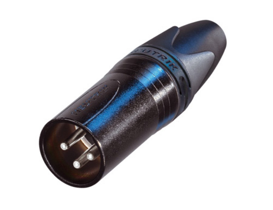 Neutrik NC3MXX-BAG - кабельный разъем XLR male черненый корпус