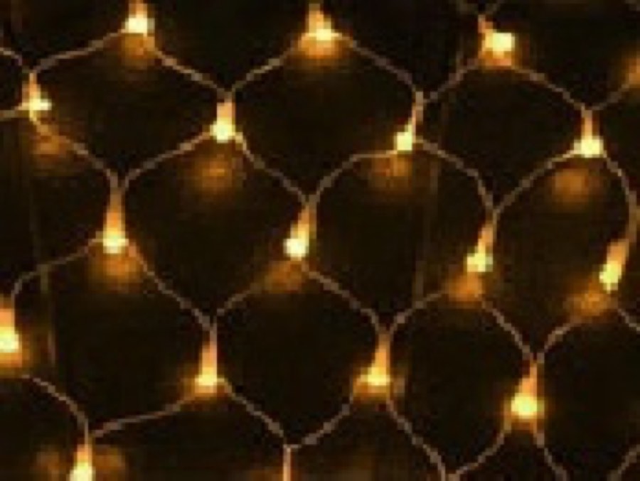 Flesineon LED-XG-C-504-240V Светодиодная Сеть Жёлтая/золотой провод 3х1м