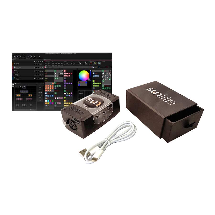 SUNLITE-BC - DMX-интерфейс (512 каналов), USB type C, Art-Net (опционально)
