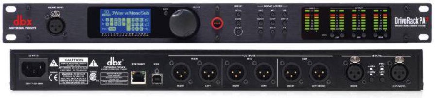Dbx DriveRack PA2 спикер-процессор с возможностью беспроводного управления