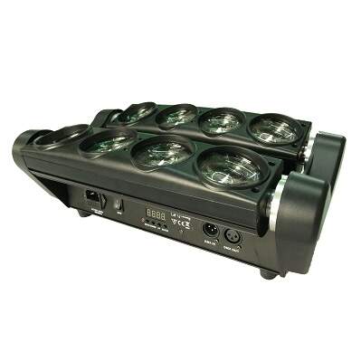 BS LIGHTING SpiderLight светодиодный прожектор с эффектом Beam 8X10W LED