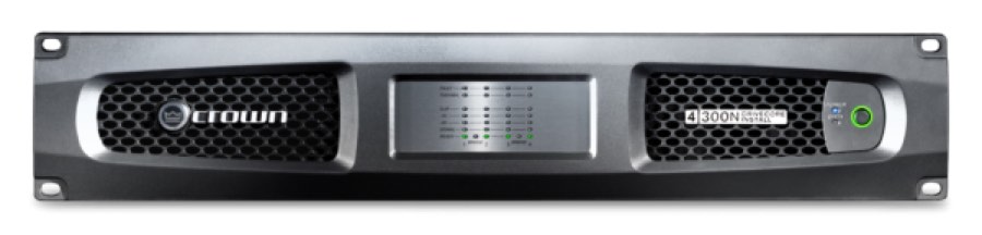 Crown DCi4|300N Четырехканальный усилитель мощности с DSP и BLU Link.