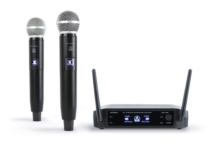 AuraSonics DUET 20S1 Двойная радиосистема с ручными передатчиками, фиксированные частоты