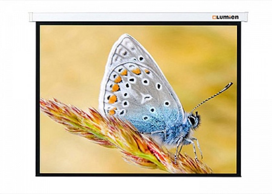 Lumien Master Control 189x240 см (105") Matte White FiberGlass черн. кайма сверху 55 см