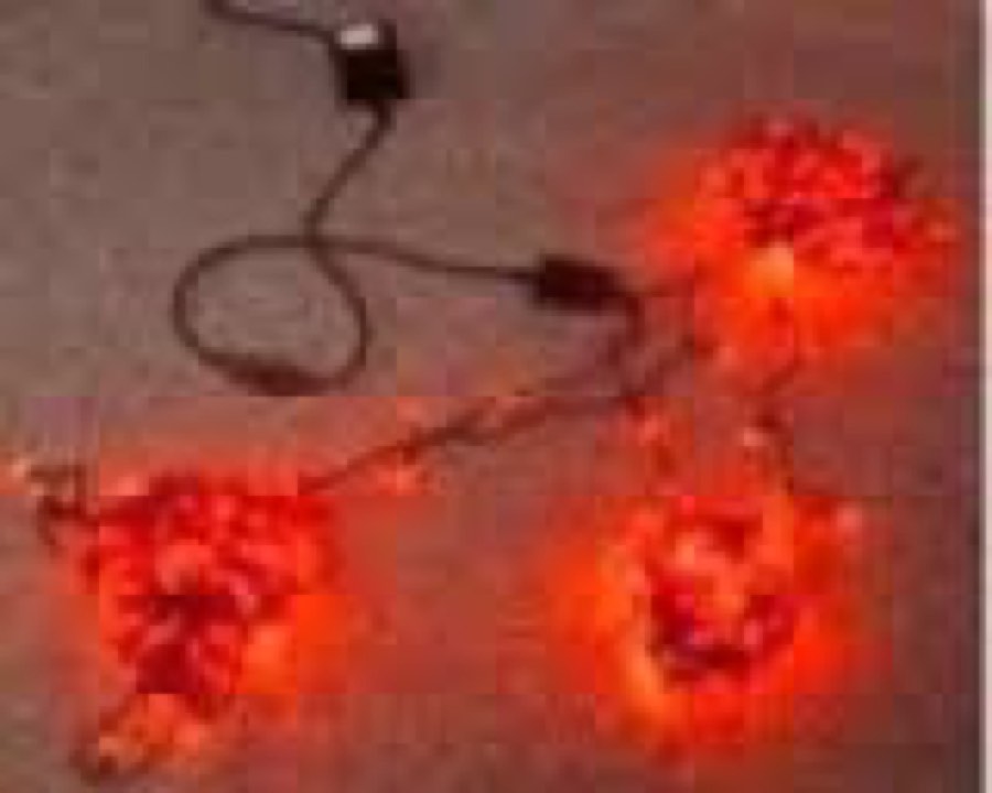Flesineon LED-BS-200*3-20M*3-24V-R Светодиодная гирлянда, 3 луча по 20м, Красный