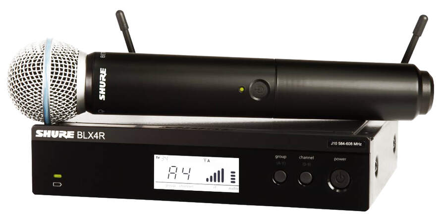 SHURE BLX24RE/B58 M17 адиосистема вокальная с капсюлем динамического микрофона BETA 58