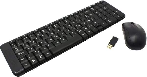Клавиатура+мышь Logitech Wireless Combo MK220