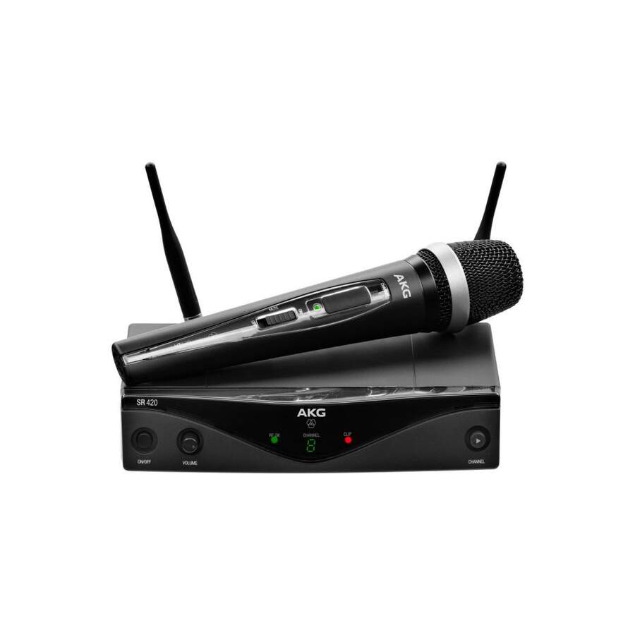 AKG WMS420 Vocal Set Band U1 (606.1-613.7МГц) вокальная радиосистема с приёмником SR420, ручной пере