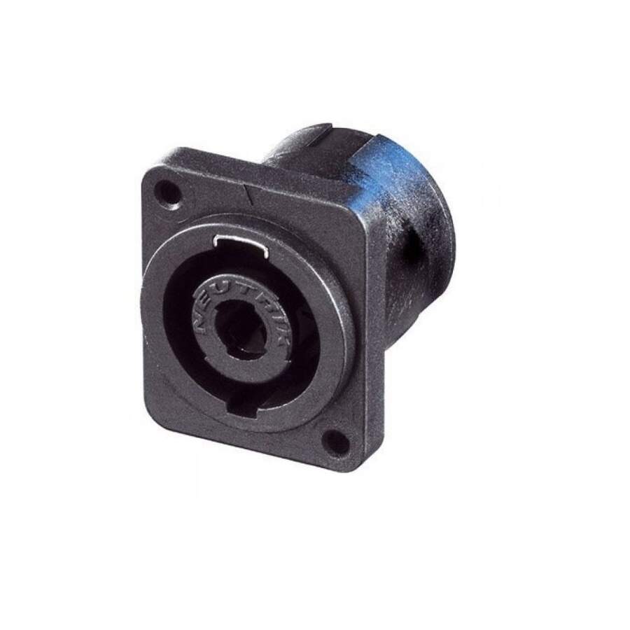 Neutrik NL4MP-M3 панельный разъём Speakon, 4-контактный квадратный фланец,крепежные отверстия резьба