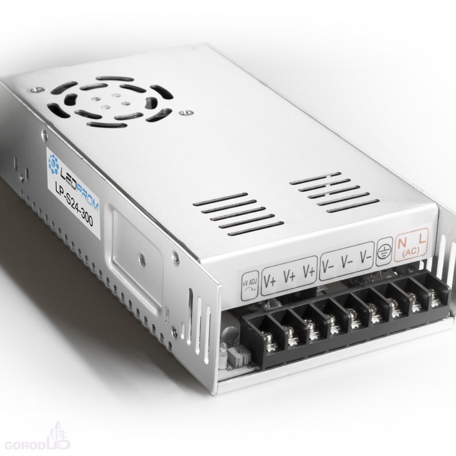 Блок питания LP-S300 Мощность, W: 300 Степень герметизации IP: 22 24v