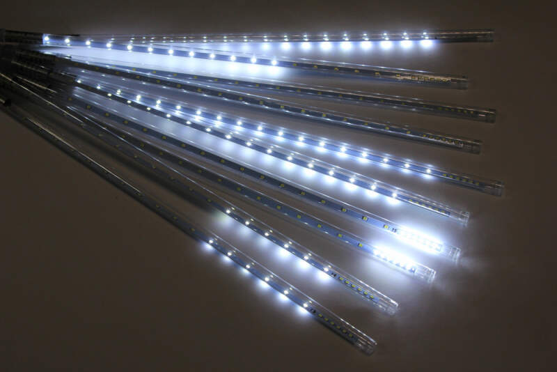 Сосульки строб Трубки D12mm,10шт 0,5М Белая LED-PLM-SNOW-480SMD-0.5*4.5M-10-7V-W не соедин.