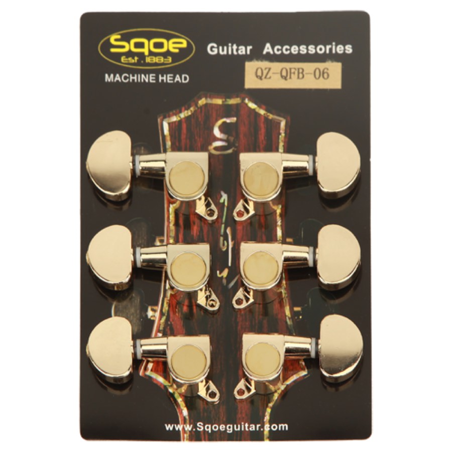 SQOE QZ-QFB-06 комплект колковой механики для акустической гитары