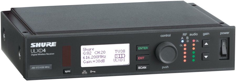 SHURE ULXD4E P51 цифровой приемник серии ULXD