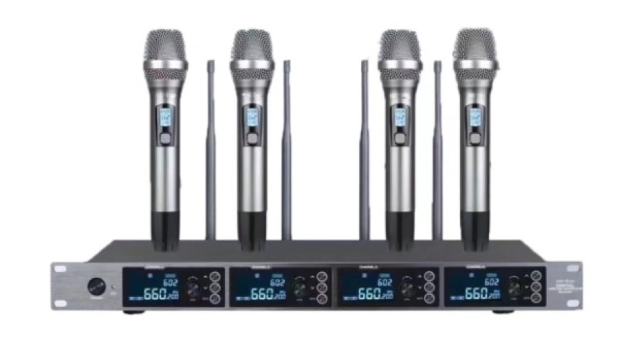 LAudio LS-215-M радиосистема с 4-ручными микрофонами