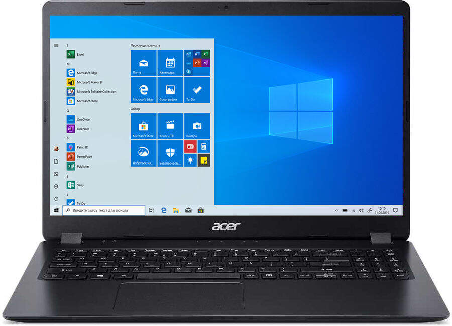 Ноутбук Acer Aspire 3 A315-56-55JG, 15.6", Intel Core i5 1035G1 1ГГц, 8ГБ, 512ГБ SSD