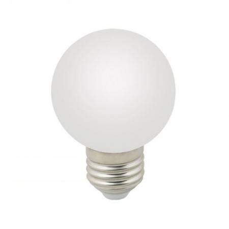 LED-G60-3W/3000K/E27/FR/С Лампа декоративная светодиодная. Форма "шар", матовая. Теплый белый свет (