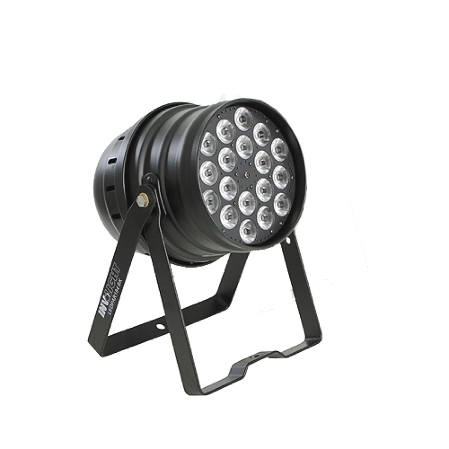 Involight LED PAR184 BK - cветодиодный RGBW прожектор, мультичип: 18 шт. 8 Вт (4х2 Вт RGBW), DMX