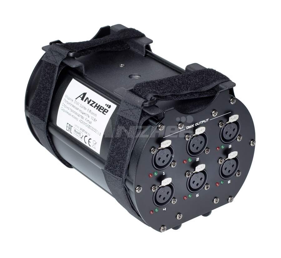 Anzhee DMX Splitter 6 Branch