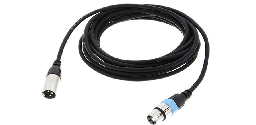 Cordial CCM 2,5 FM МИКРОФОННЫЙ КАБЕЛЬ XLR FEMALE/XLR MALE, 2,5 М, ЧЕРНЫЙ