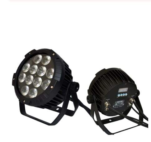 Светодиодный прожектор waterproof PAR light RGBWA IP 65 12X18 w DMX 512
