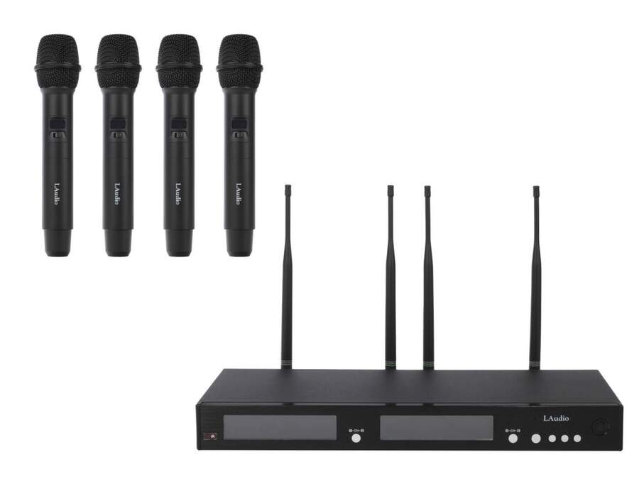 RWS-4HD Беспроводная микрофонная система, 4 ручных передатчика, LAudio