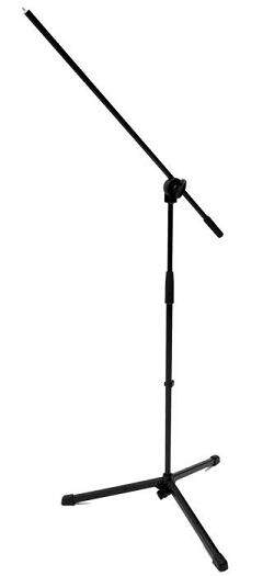 К&М 25400-300-55 микрофонная стойка "журавль", чёрная, 890-1600 мм
