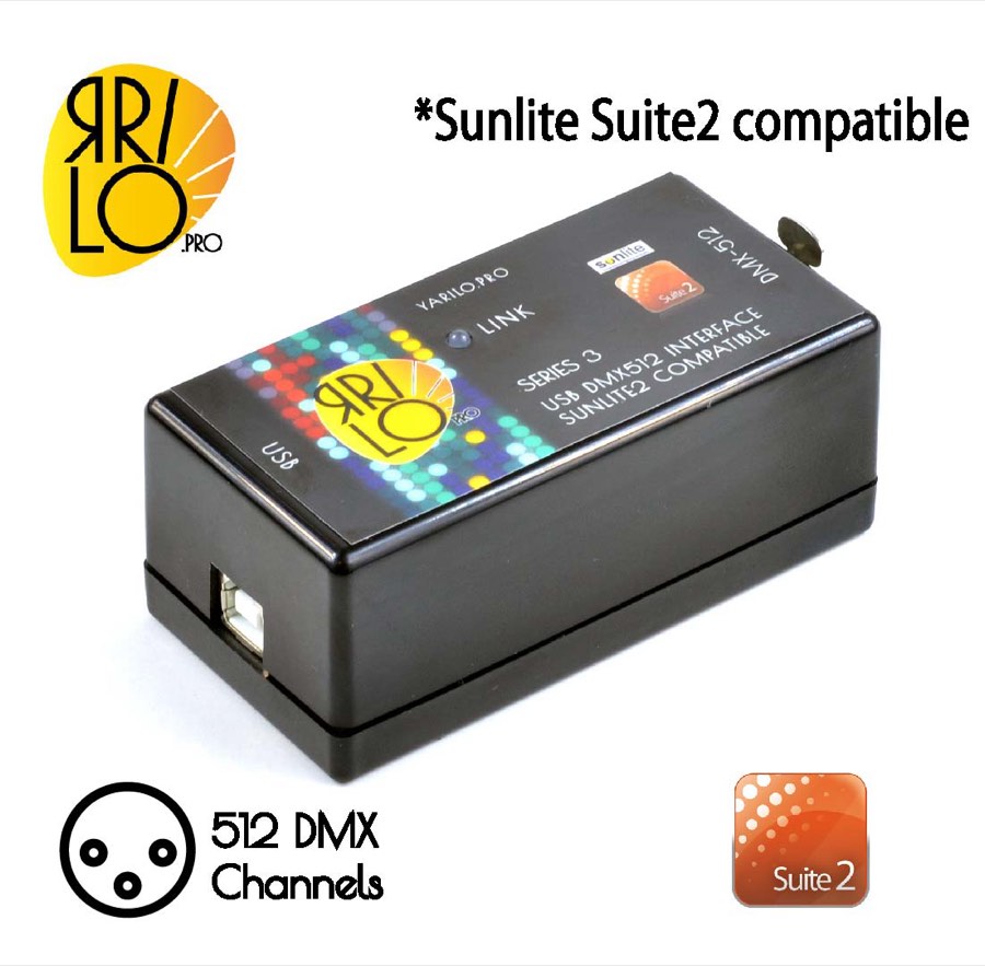 Контроллер управления USB DMX для Sunlite2