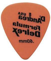 D'Andrea RD351 60TM медиатор, RFL351 0.60mm ORANGE DLRX/72