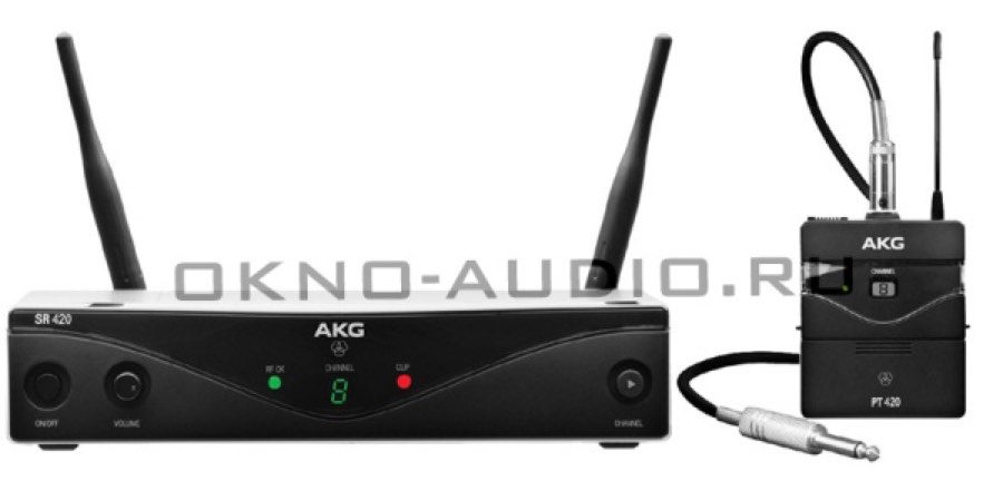 AKG WMS420 Instrumental Set Band A инструментальная радиосистема с приёмником SR420, портативный пер
