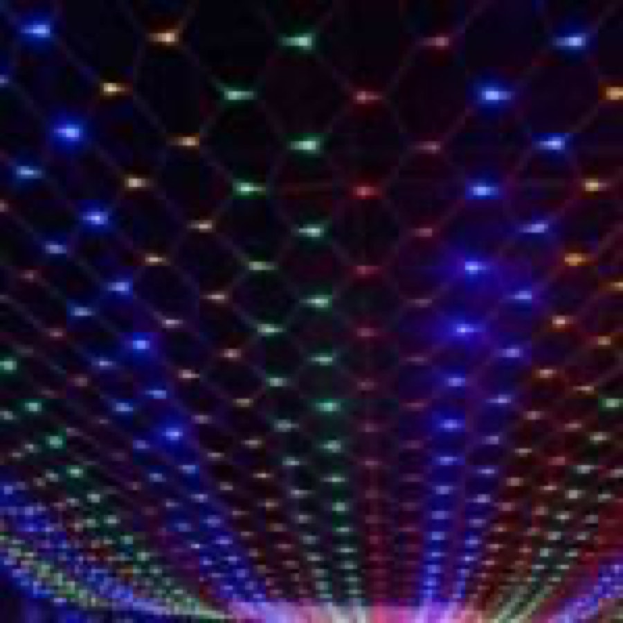 Flesineon LED-XG-288-2*2M-230V-M мульти LED на черном проводе. Сеть