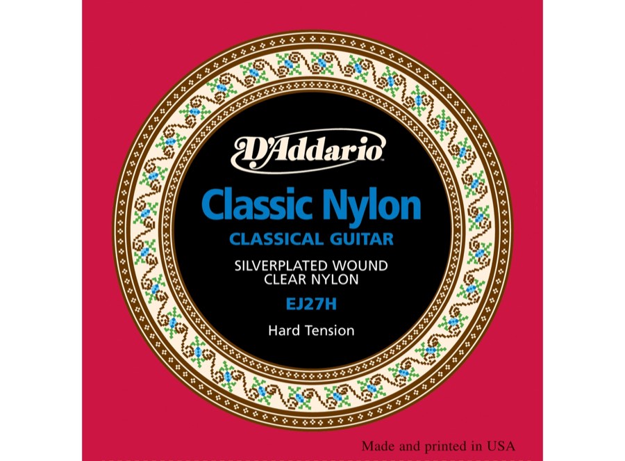 D'Addario EJ31- струны для классич. гитары, серебро (Silver), Hard Tension