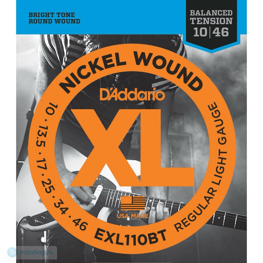 D'Addario EXL110BT струны для электрогитары