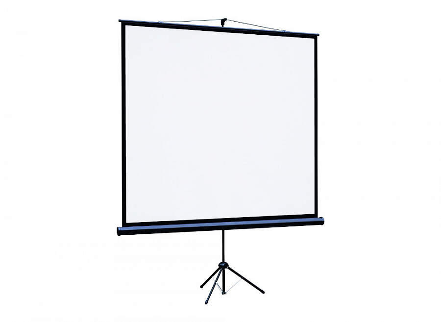 Экран на штативе Lumien Eco View 220x220см (раб.область 214х214 см) Matte White с возможностью насте