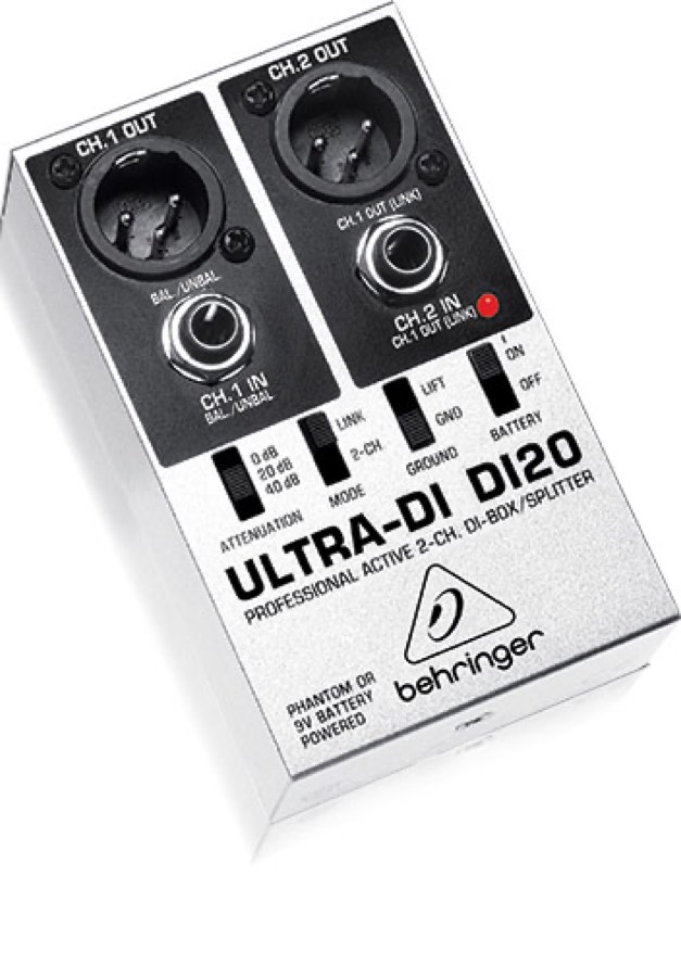 Behringer DI20 - 2-канальный DI-бокс/сплиттер