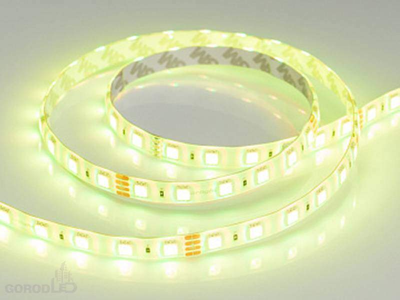 ARLIGHT Светодиодная лента герметичная RTW-SE-B60-10mm (14.4 W/m, IP65, 5060, 5m) (LUX, 24, Теплый б
