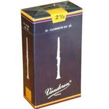 Vandoren Bb (2 1/2) Трости для кларнета