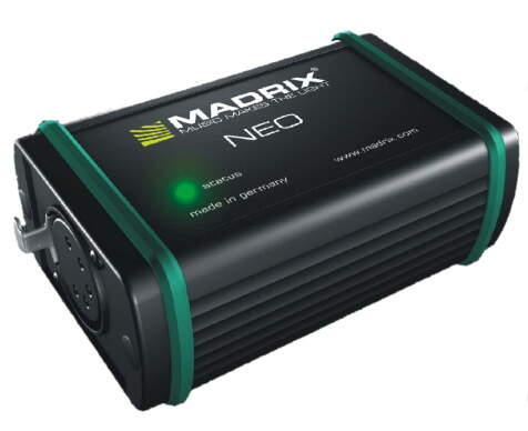 MADRIX IA-DMX-001003(NEO) - Интерфейс USB 2.0 DMX 512 с лиценз. программой MADRIX на 512 кан.¶