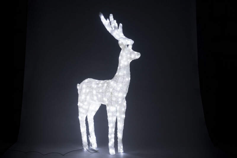 IMD-SSDEER-01 Олень 3Dбелый 712led, 120x62x58, 24V