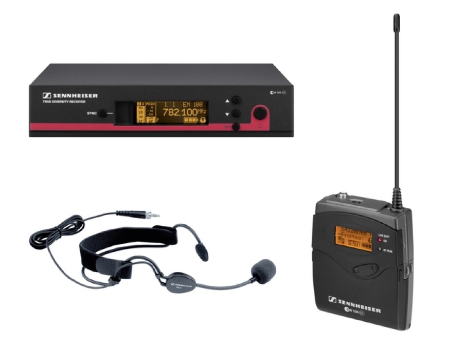 SENNHEISER EW 152-G3-B  - головная радиосистема серии G3 Evolution 100 UHF (626-668 МГц)
